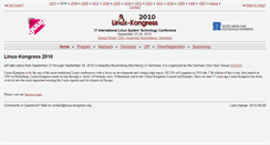 Desktop Screenshot of linux-kongress.org